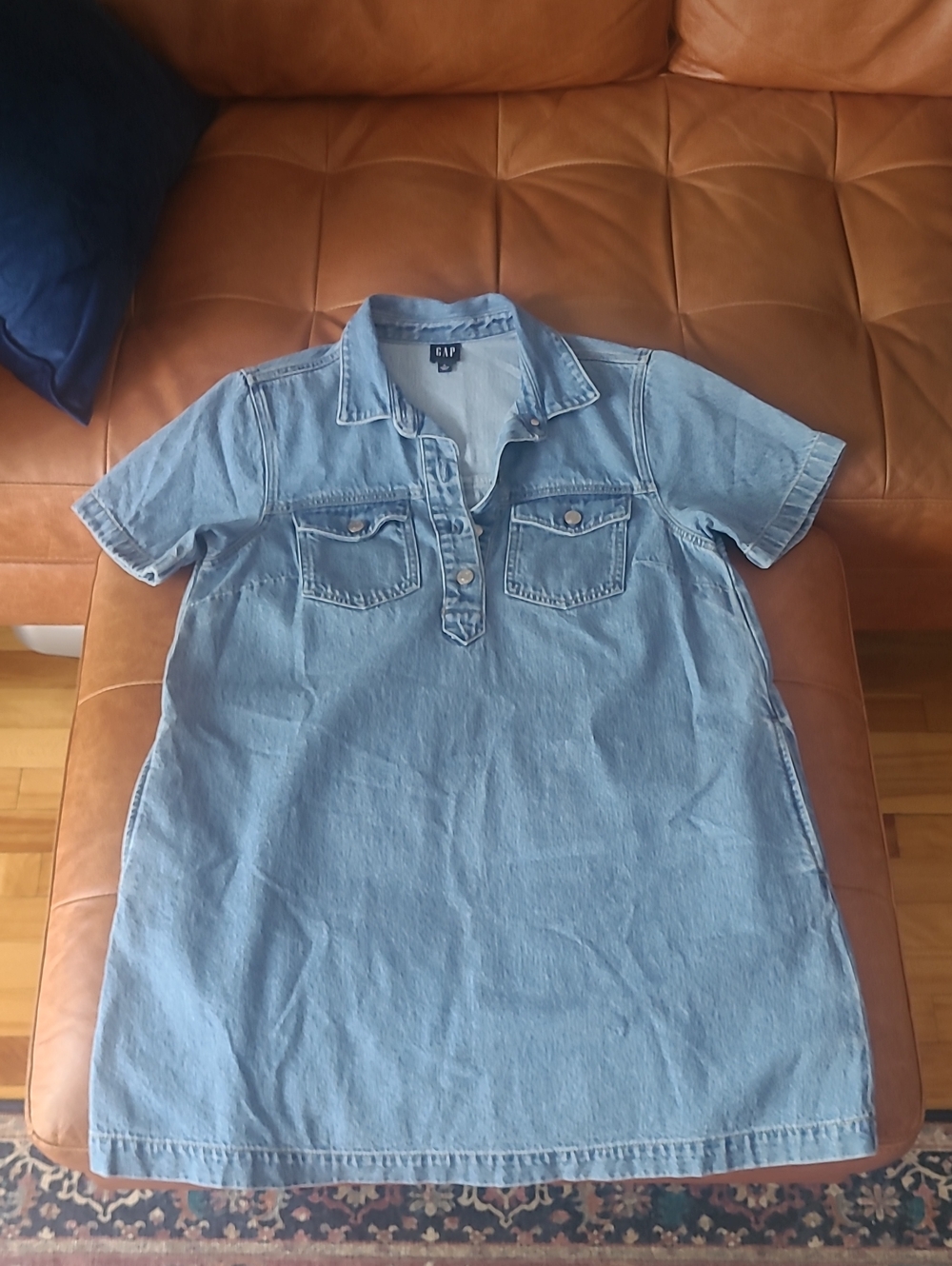 GAP UltraSoft Denim Mini Dress